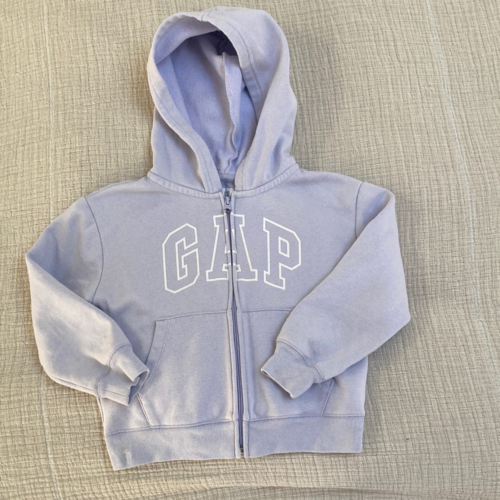 GAP Kids Lilac Zip-Up Hoodie size 6-7